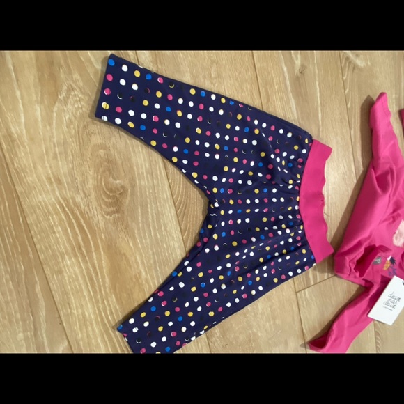 Deux par Deux - baby girl lama & Polk a dot outfit, size 6M - organic cotton. - Picture 12 of 12